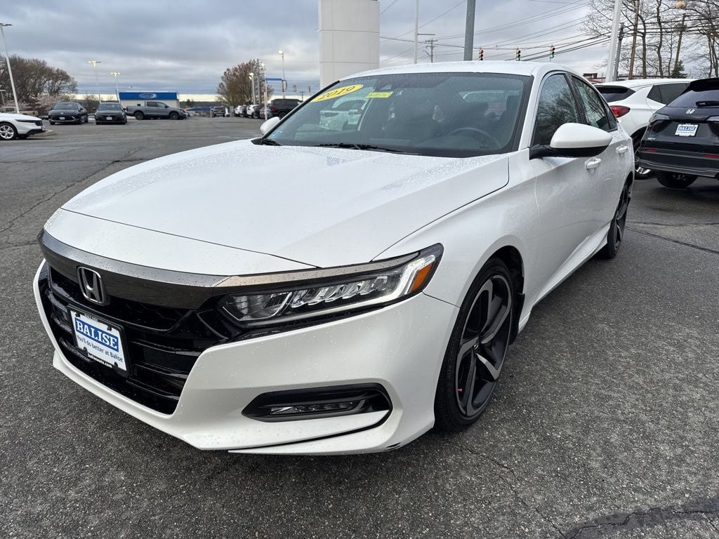 Used 2019 Honda Accord Sport with VIN 1HGCV1F37KA111780 for sale in West Warwick, RI