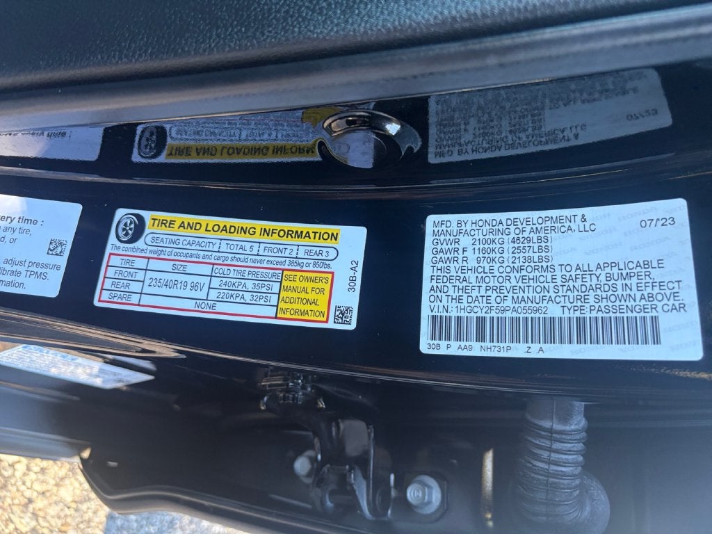 2023 Honda Accord Hybrid Sport