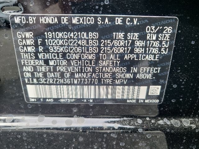 2026 Honda HR-V LX