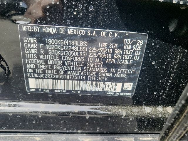 2026 Honda HR-V Sport