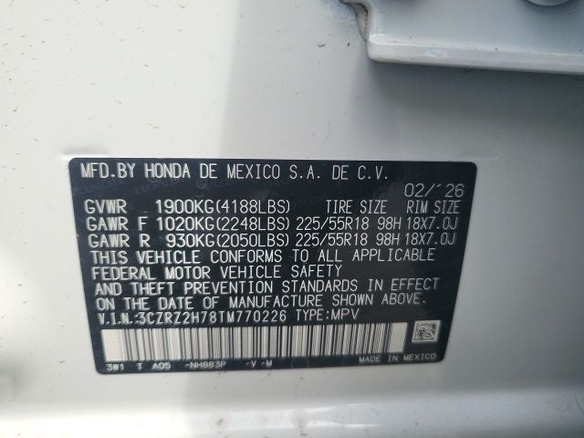 2026 Honda HR-V EX-L