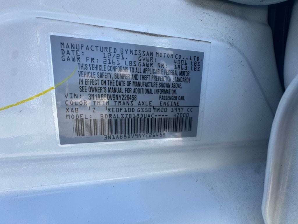 2022 Nissan Sentra SR