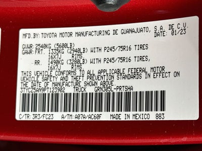 2023 Toyota Tacoma SR5 V6