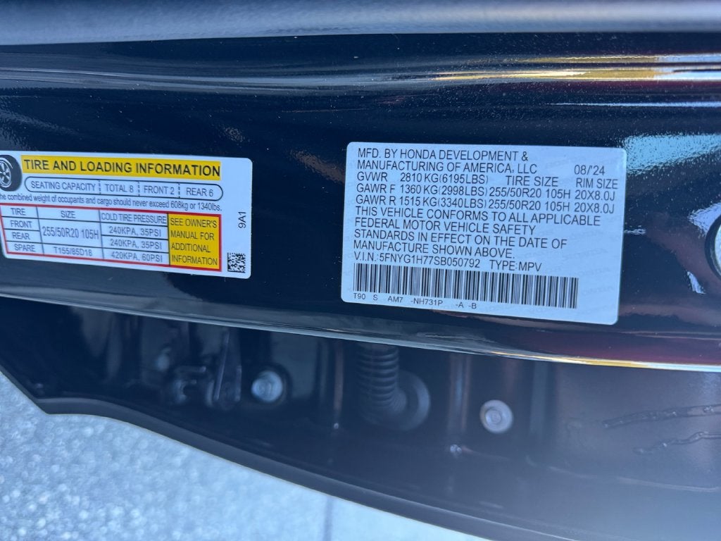 2025 Honda Pilot Touring