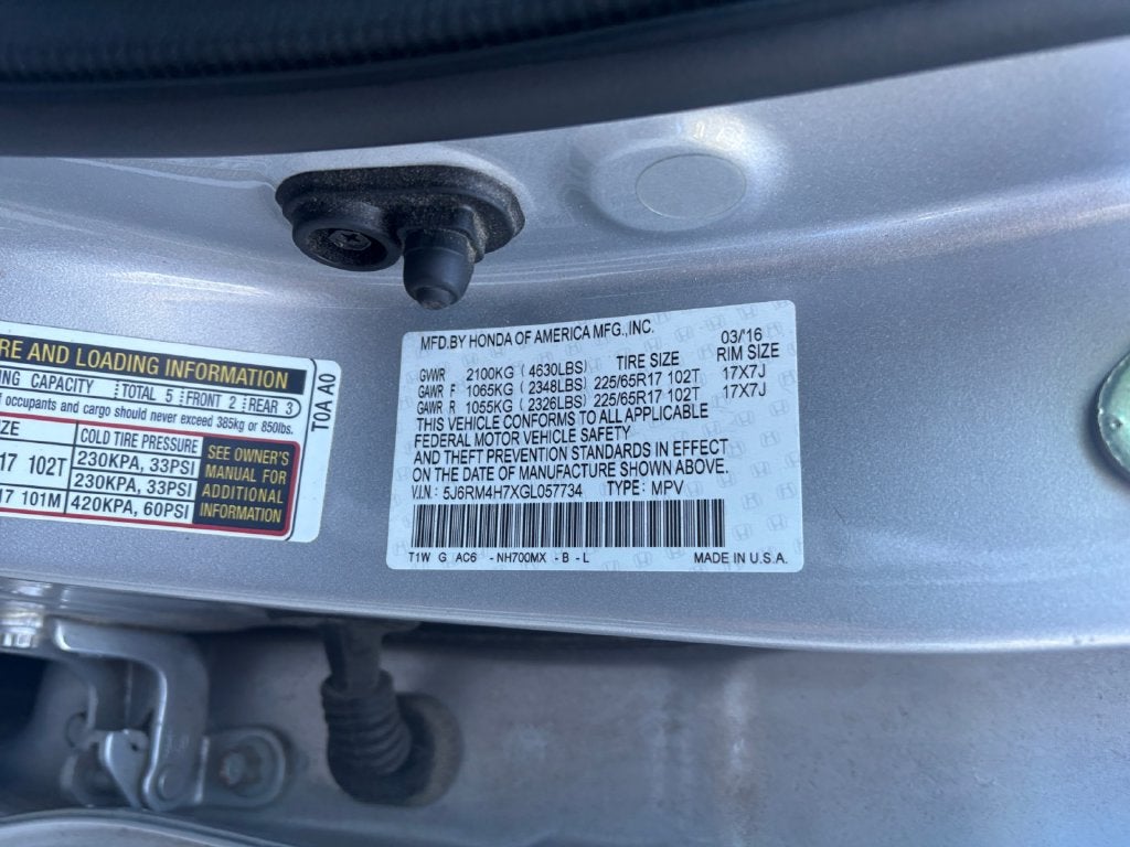 2016 Honda CR-V EX-L