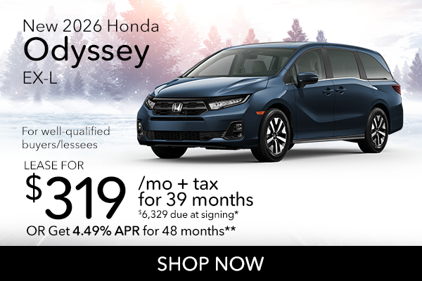 New 2026 Honda Odyssey EX-L