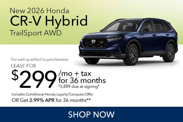 New 2026 Honda CR-V Hybrid TrailSport AWD
