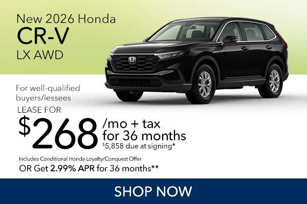 New 2026 Honda CR-V LX AWD